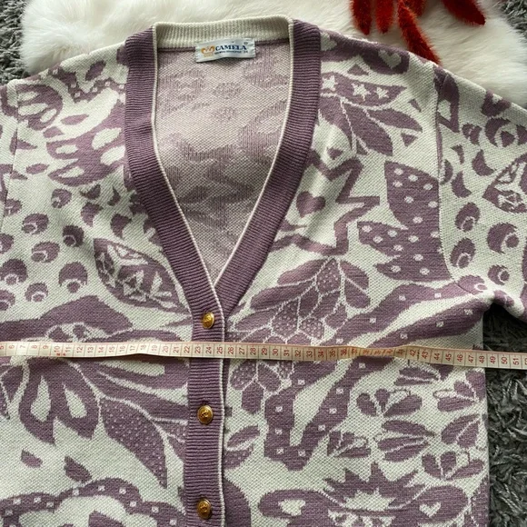 Vintage Camela Wool Blend Cardigan - Picture 5 of 7